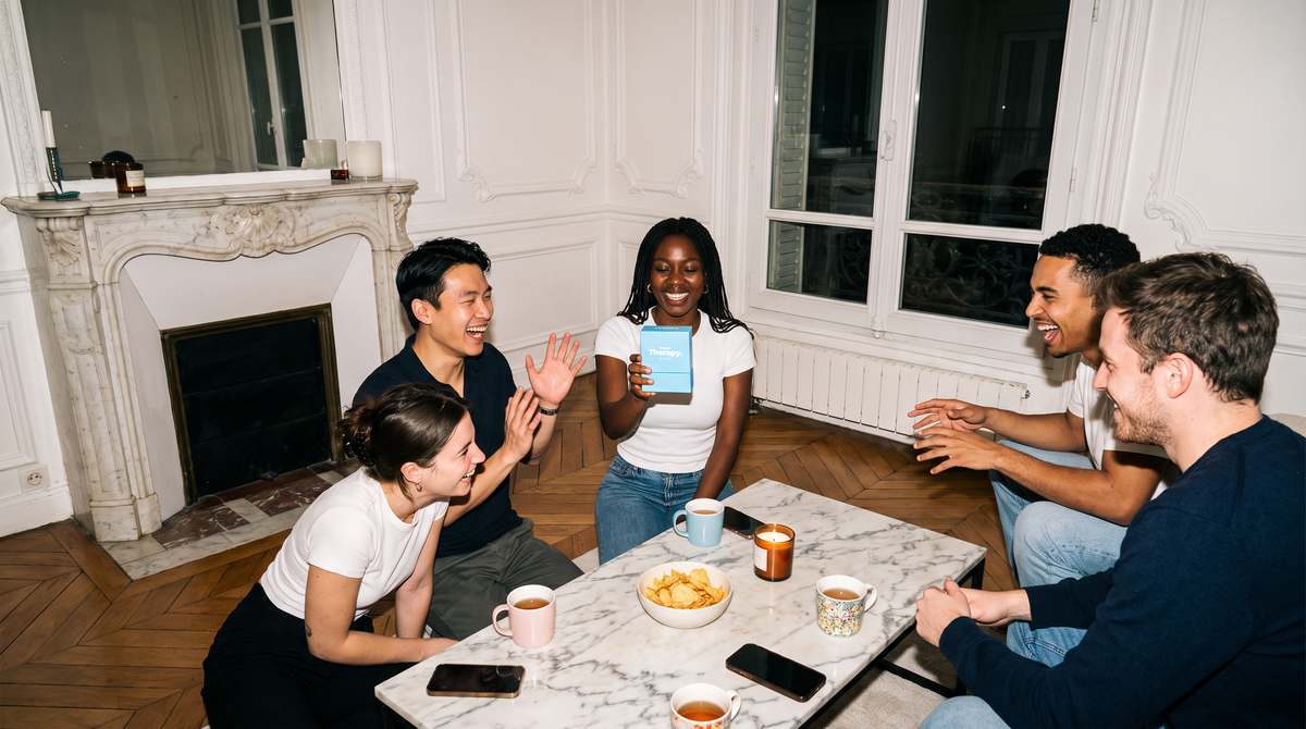 Jeu de soirée entre amis sans alcool – Therapy by Dan Friends Édition
