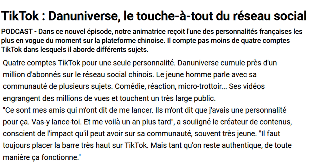 Article presse